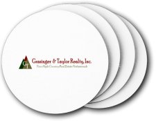 (image for) Grassinger and Taylor Realty Coasters (5 Pack)