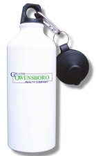 (image for) Greater Owensboro Realty Company Water Bottle - White