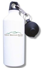 (image for) Green Mountain Suites Hotel Water Bottle - White