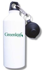 (image for) Greenleaf Title Water Bottle - White