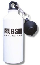 (image for) GSH Real Estate Water Bottle - White