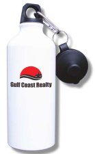 (image for) Gulf Coast Realty LLC Water Bottle - White