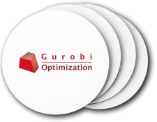 (image for) Gurobi Optimization Coasters (5 Pack)