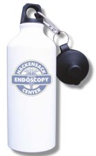 (image for) Hackensack Endoscopy Center Water Bottle - White