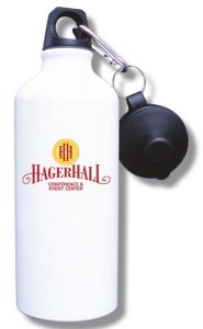 (image for) Hager Hall Water Bottle - White