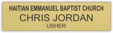(image for) Haitian Emmanuel Baptist Church Gold Badge