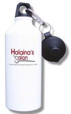 (image for) Halaina's Salon Water Bottle - White
