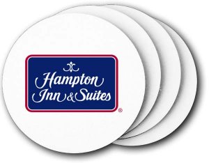 (image for) Hampton Inn & Suites Logo B Coasters (5 Pack)