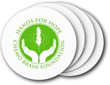 (image for) Hands for Hope Chemo Brain Found Coasters (5 Pack)