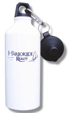 (image for) Harborside Realty Water Bottle - White