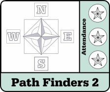 (image for) Path Finders 2 Full Color Sublimated Badge - Harvest Baptist
