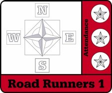 (image for) Road Runners 1 Full Color Sublimated Badge - Harvest Baptist