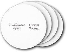 (image for) Hawaii World - Distinguished Coasters (5 Pack)