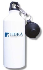 (image for) HBRA of Fairfield County Water Bottle - White