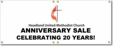 (image for) Headland United Methodist Church Banner Logo Center