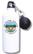 (image for) Healing Touch East Tennessee Water Bottle - White