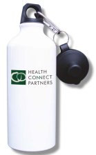 (image for) Health Connect Partners Water Bottle - White
