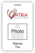 (image for) Centria Healthcare Photo ID Vertical badge