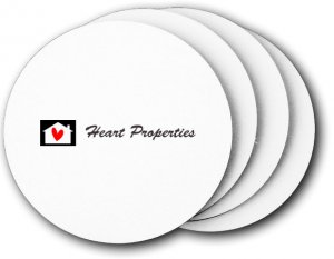 (image for) Heart For Dog Rescue Coasters (5 Pack)