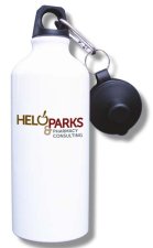 (image for) Helo & Parks Pharmacy Consulting Water Bottle - White