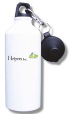 (image for) Helpers, Inc. Water Bottle - White
