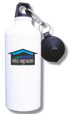 (image for) Hilo Brokers LTD Water Bottle - White