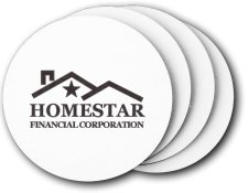 (image for) HomeStar Financial Corporation Coasters (5 Pack)