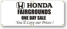 (image for) Honda Logo A 28" x 6' Banner