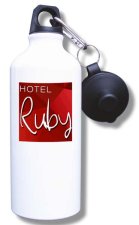 (image for) Hotel Ruby Water Bottle - White