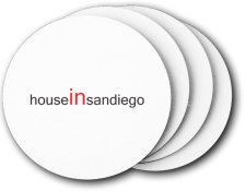 (image for) Houseinsandiego Realty Coasters (5 Pack)