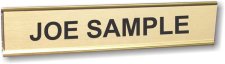 (image for) H&R Block Gold Name Plate