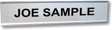 (image for) H&R Block Silver Name Plate