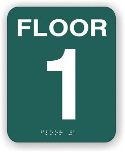 (image for) HT500 - Hawthorn Stairwell Floor Identifier