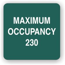 (image for) HT845 - Hawthorn Maximum Occupancy