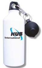 (image for) HUB Int.Midwest Limited Water Bottle - White
