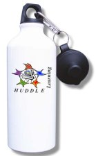 (image for) Huddle Learning Inc. Water Bottle - White
