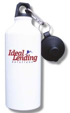 (image for) Ideal Lending Solutions, Inc. Water Bottle - White