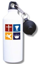 (image for) Iglesia Inernacional Cuadrangular Water Bottle - White