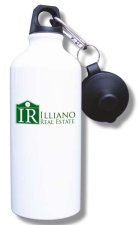 (image for) Illiano Real Estate Water Bottle - White