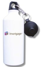 (image for) imortgage.com Water Bottle - White