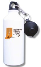 (image for) Indiana Realty Group Water Bottle - White