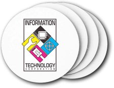 (image for) Information Technology Corporation Coasters (5 Pack)