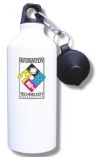(image for) Information Technology Corporation Water Bottle - White
