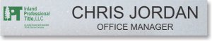 (image for) Inland Professional Title Nameplate