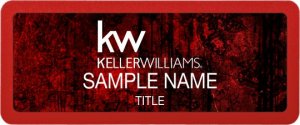 (image for) Keller Williams KW Color Swap Badge Insert B and Frame Package