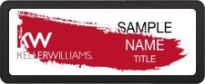 (image for) Keller Williams KW Color Swap Badge Insert C and Frame Package