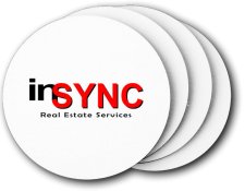 (image for) InSync Real Estate Services Coasters (5 Pack)