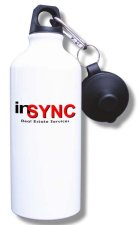 (image for) InSync Real Estate Services Water Bottle - White