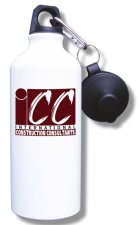 (image for) Int. Construction Consultants Water Bottle - White