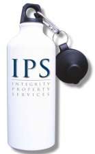 (image for) Integrity Property Services Water Bottle - White